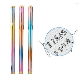 Pc Gradient Ballpoint Pen Luxury Cute Wedding Rose Gold Metal Stationery School Office Supply High Quality Metallic Gel Pens