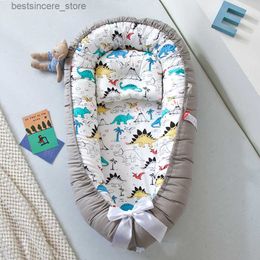88*53cm Baby Bedding Set Crib Travel Bed Set Portable Baby Bed Infant Toddler Cotton Cradle for Newborn Baby Bed Bassinet Bumper L230522