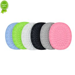 For Dogs Pet Bathing Distraction Dog Lick Mat Silicone Slow Food Plate Dog Silicone Dog Sucker Food Training Pet Feeder Supplies