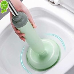 New Toilet Plunger High Pressure Pump Anti Clogging Drain Cleaners Pipe Dredge Device for Bathroom Kitchen Sink Drain Clean Supplies