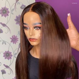 Lace Wigs 13x4 180% High Density Straight Ombre Front Wig Human Hair For Women Brazilian Remy Pre Plucked Kend22