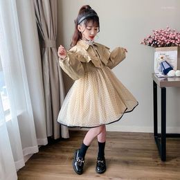 Coat School Outfit Trench Coats For Girls Teenage Windbreaker Winter Long Jacket Children Clothing Kids Clothes 6 8 10 12 14 Y