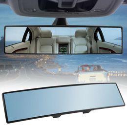 Interior Accessories 300mm Car Rear View Mirror Anti-Glare Blue Curved Glass Blind Angle Automotive Rearview