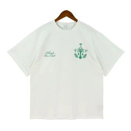 Hot Mens T Shirts Ss Rhude High Quality Shirt Spring Autumn Letter Print Short Sleeve Us Size M Xxl Unisex 3-1