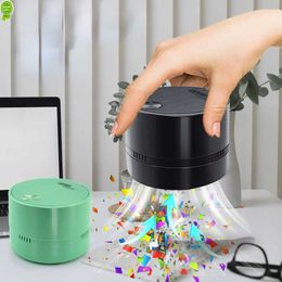 New Portable Mini Desktop Vacuum Cleaner Home Office Household Cleaning Brushes Desk Dust Keyboard Computer Instrument Sweeper