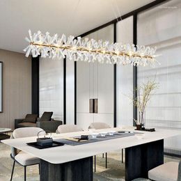 Chandeliers Luxury Modern Chandelier Lighting For Dining Room Arrival LED Crystal Lamp Kitchen Decor
