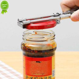 Kitchen Tools Can Opener Creative Adjustable Stainless Steel Manual Jar Bottle Opener Multifunction Accessories Home Gadgets