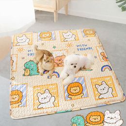 kennels pens Dog Mats for Floors Pet Playpen Kennel Crates Mat Cat Puppy Cushion Reusable Washable Training Pee Pads Travel Car Mats for Dogs 230625