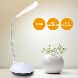 Table Lamps 2023 Reading Lamp For Study LED Desk Battery Powered No Include Mini Smart Eye Protection