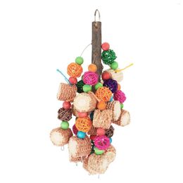 Other Bird Supplies Parrot Cage Chewing Toy Colourful Decorative Corn Cobs Harmless Climbing For Budgies