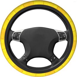 Steering Wheel Covers The Yellow Brick Road Car Cover For Women Girls Men Universal 15 Inch Anti Slip Breathable Neoprene