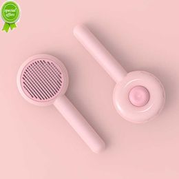 Pet Comb Hair Removes Cat Brush Dog Hair Comb For Cats Dogs Grooming Hair Cleaner Cleaning Beauty Slicker Brush Donut Shape