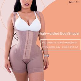 Waist Tummy Shaper Women's High Double Compression Garment Control Adjustable Skims BBL Post Op Surgery Supplie Fajas Colombianas 230621