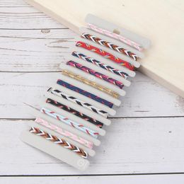 Link Bracelets 12Pcs/Set Mulitcolor Tibetan Charm Woven Chain Handmade Adjustable Wax Thread Braided Rope Bracelet For Women Men Jewellery