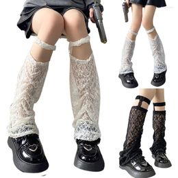 Women Socks 13MC Lace Hollow Out Sling Feet Japanese JK Style Lolita Student Girls Gothic Punk Cosplay Hosiery