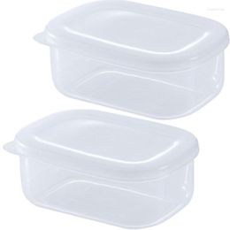 Storage Bags Refrigerator Box Organizers With Reusable Lids Clear And Portable Containers For Fridge Cabinet