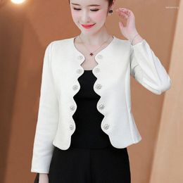 Women's Jackets Deerskin Cashmere Shawl Short Coat Ladies Spring And Autumn Small Suit With Cheongsam Skirt Cardigan Top.