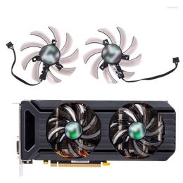 Computer Coolings 85MM GPU Alternative Cooler Fan For Maxsun GTX1060 GTX1070Ti GTX1070 Palit GTX 1080 Dual Graphics Cards Cooling