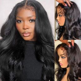 Body Wave 13x4/4x4 HD Lace Front Human Hair Wigs With Curly Baby Hair Remy Natural Hairline Glueless Closure Wigs