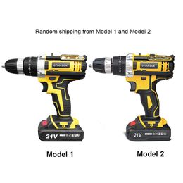 Boormachine OTOOLSION 21V Battery Impact Drill Cordless Screwdriver Wireless Electric Drill Lithium Power Tools For DIY Home 1.5Mah Battery