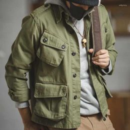 Men's Jackets 2023 Jungle Jacket Military Paratrooper Suit Men's Overalls Casual Coat Top Army Solid Colour Spring Daily Coats