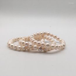 Bangle Real Pearl Bracelets Bangles Natural Fresh Water Baroque Irregular Bracelet For Women Good Quality Statement Jewelry Gift Melv22