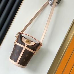 Modedesigner-Tasche für Damen, klassische Presbyopie-Eimertasche, Mini-Einkaufstasche, Leder-Umhängetasche, Temperament-Umhängetasche #43587