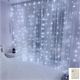 Strings Memory 6 2.5M LED Curtain Fairy Light String Lights Garland Decoration Party Garden Home House Birthday Wedding Decor