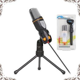 Microphones 3.5mm Microphone Foldable Tripod Portable Wired Suitable For Notebook Recording Studio Vocal Narration