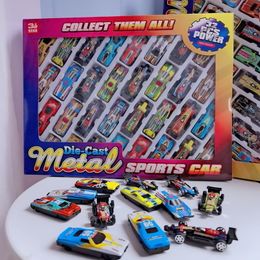 Diecast Model car 32/50 Pcs Kids Mini Toy Car Set Diecast Car Model Racing Car Vehicles Toy For Children Party Supplies Christmas Birthday Gifts 230621