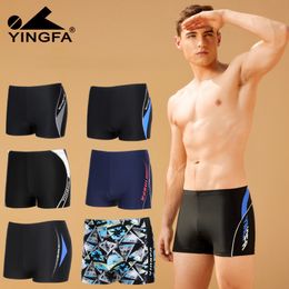 Swim Wear YINGFA Men Swimwear Swim Jammers Chlorine Resistant Sports Swimming Trunks Boxer Shorts Men Swimwear Tight Pants Swimming Briefs 230621