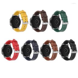 Watch Bands Leather Watchband Men Women Wristwatch Strap 18 19 20 21 22 24mm On Watchbands Bracelet Metal Buckle Switch Ears Deli22