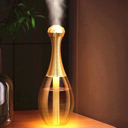 Other Home Garden LED vase humidifying air hydrating instrument USB ultrasonic cold fog machine desktop household silent perfume bottle humidifier 230625