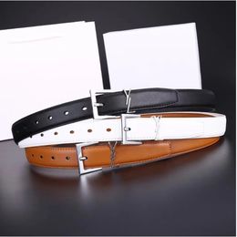 Belt for Women Genuine Leather Y Buckle cnosme high-quality Womens Waistband 3.0cm Width High Quality Men Designer Belts With box 6 styles