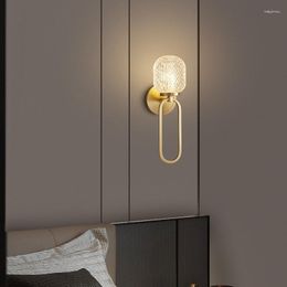 Wall Lamps Lantern Sconces Long Bed Lamp Modern Finishes Head Smart Crystal Sconce Lighting