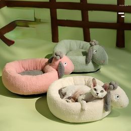 Cat Beds Lamb Pet Nest Four Seasons Universal Deep Sleep Autumn And Winter Warm Pad Dog Removable Products