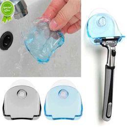 New 1 Pcs Shaver Toothbrush Holder Washroom Wall Men Shaving Shower Shelf With Sucker Suction Cup Bathroom Hook Razor Rack Hanger