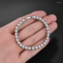 Link Bracelets Selling Tennis Chain For Women Fashion Small Cubic Zircon Crystal Bracelet Wedding Party Friends Jewellery Gift