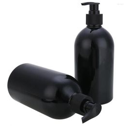 Storage Bottles 2pcs 500mL Shampoo Container Empty Lotion Pump Refillable Press Liquid Hand Dispenser For Dish Soap Storing