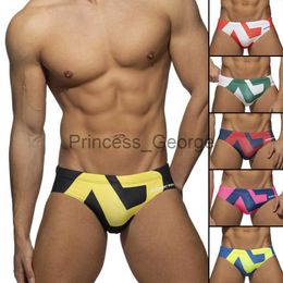 Men's Swimwear New With Push Pad Men Sexy Summer Swimsuit Briefs Low Waist Bathing Suit Bulge Beach Wear Fashion Short Sport Homme Swim Bikini x0625 x0625 x0625 x0625