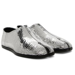 Italy Genuine Leather Shoes For Men Fashion Handmade Flats Loafers Split Toe Formal Dress Shoes Moccasins Designer Shoes