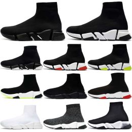 Trainer Speeds 2.0 Schuhe Plateau Sneaker Herren Damen Tripler S Paris Socken Stiefel Ganz Schwarz Weiß Blau Hell Splitter Braun Rubin Graffiti Vintage Luxus Designer mit Box