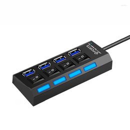 Port USB HUB 2.0 High Speed Splitter Expander Multi-Port Independent With ON/OFF Switch For Computer PC Laptop Windows