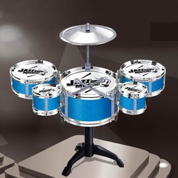 Drums Percussion Kids Musical Toys Simulation Jazz Drum Music with 5 Sets Beat Children's Educational Instrument Gifts for Boys Girls 230621
