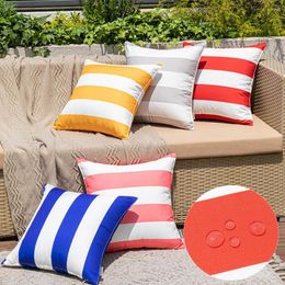 Pillow Furniture Waterproof Striped Outdoor Garden Cover Living Room Sofa Decorative Rattan Chair
