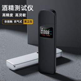 Cross border alcohol testing, driving, alcohol testing instrument, blowing type high-precisionalcohol testing instrument, exported to English and Japanese