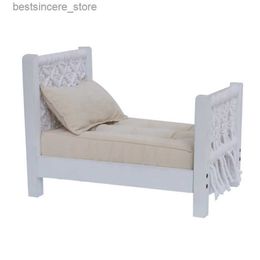 Children's Bed Baby Crib Bed Adaptable Bed Kid Bed Photography Aids Vintage Bed for Children Garden Furniture Set Home Furniture L230522