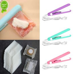 New Mini Portable Heat Sealing Machine Food Vacuum Sealer Seal Packing Plastic Impulse Sealer Household Bag Clips Handheld Packing