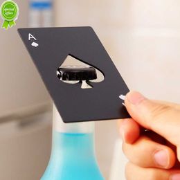 Portable Beer Bottle Opener Poker Card shape Bottle Opener Tools Stainless Steel Corkscrew Kitchen Accessories Multipurpose Card