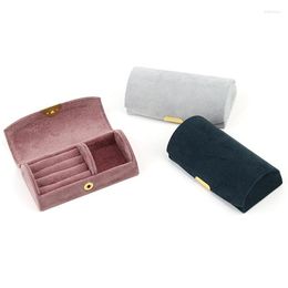 Jewelry Pouches Travel Portable Women's Box Organizer Mini Earring Jewellery Storage Case Gift Bag Organizador De Joyas